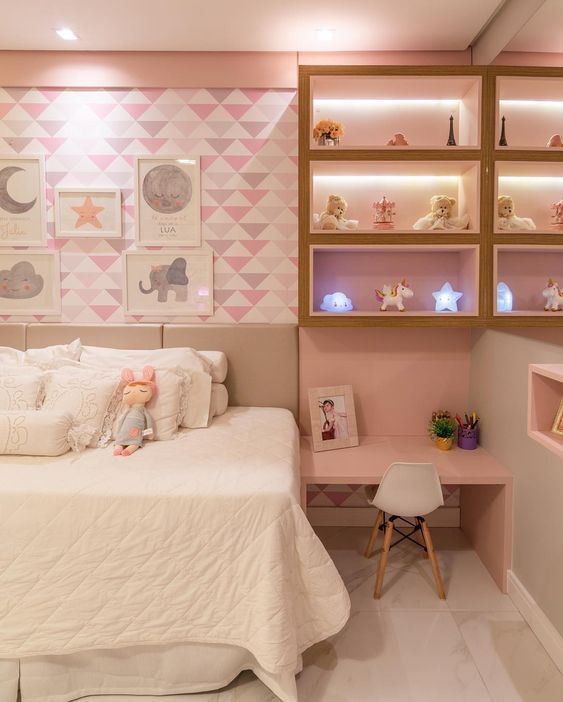 mẫu thiết kế phòng ngủ bé gái đẹp