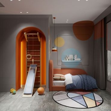 mẫu thiết kế phòng ngủ bé trai đẹp