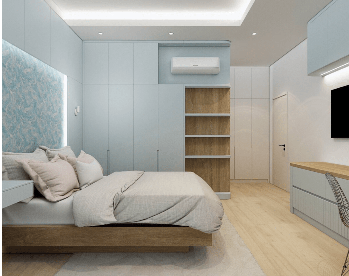 thiết kế căn hộ 100m2 3 phòng ngủ